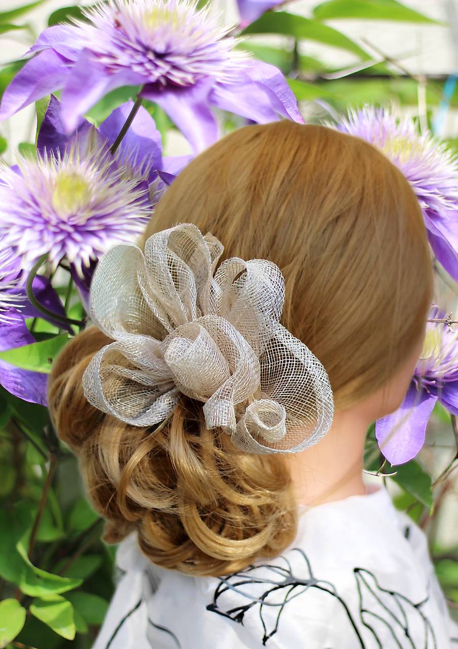 Ozdoba  - Kvet Sinamay 138