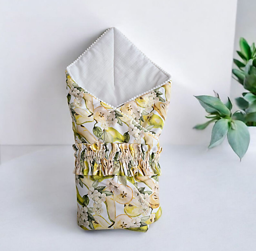 Detský textil - Zavinovačka MiMi 3v1 HRUŠTIČKY - 17540173_
