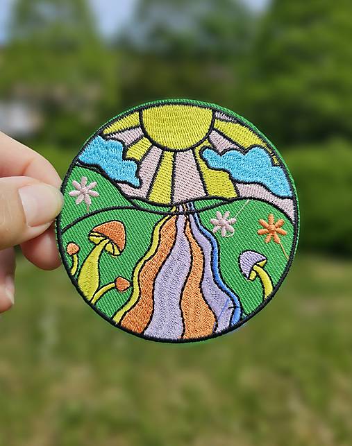 Galantéria - Nažehlovačka Magická lúka - 17540796_