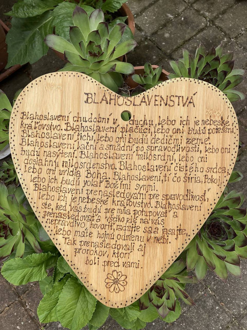 Dekorácie - Pyrografia - BLAHOSLAVENSTVÁ - 17541168_