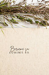 Papiernictvo - Svadobný album/kniha hostí "Berieme sa" - 17539821_