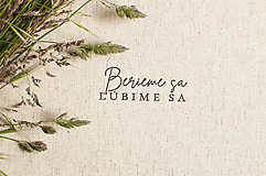 Papiernictvo - Svadobný album/kniha hostí "Berieme sa" - 17539829_