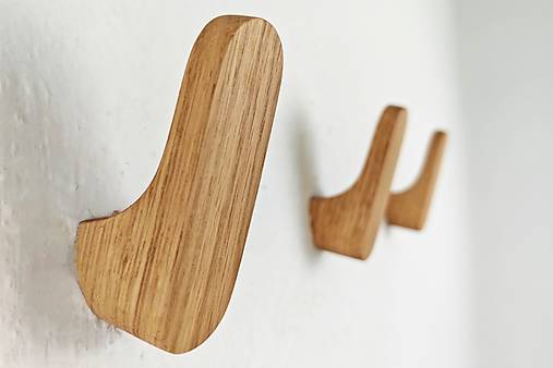 Nástenný vešiak LUX drevo dub