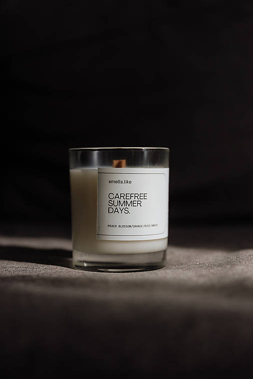 Sviečky - sójová sviečka - smells.like CAREFREE SUMMER DAYS - 17540288_