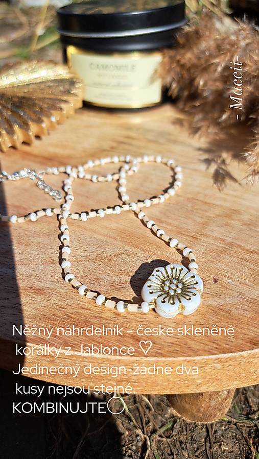 Náhrdelník white