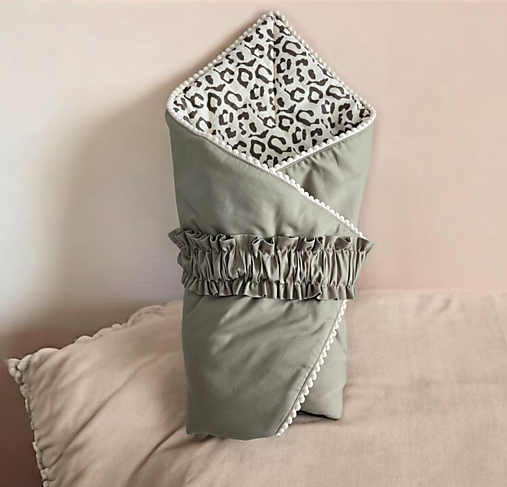 Detský textil - Zavinovačka MiMi 3v1 brown - 17542648_