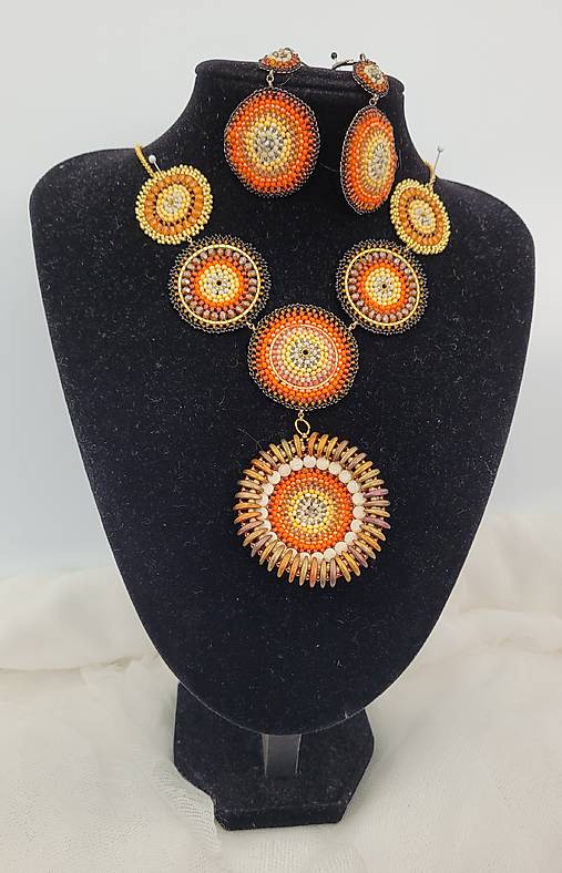 Náhrdelníky - súprava kruhy - 17543330_