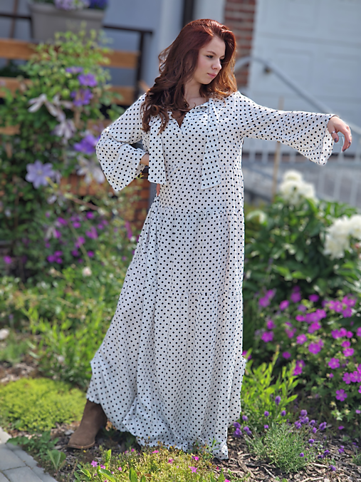 Šaty - ÉLOISE viskózové šaty - 17542112_