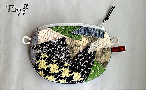 Taštičky - recy sešívaná barevná peněženka 1 - 17542288_