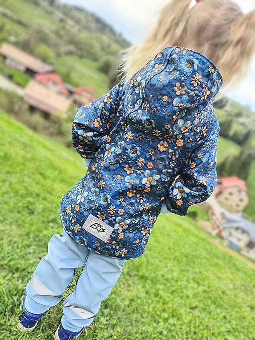 Softshellová bundička - BLUE