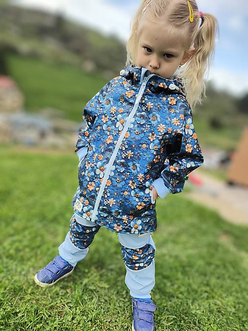Softshellová bundička - BLUE