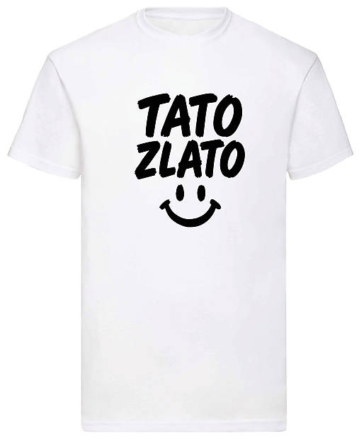Pánske oblečenie - Tato zlato (L - Biela) - 17544013_