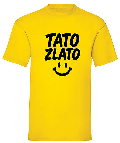 Pánske oblečenie - Tato zlato (L - Žltá) - 17544018_