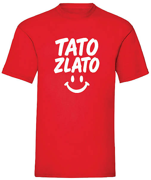 Pánske oblečenie - Tato zlato (M - Červená) - 17544067_