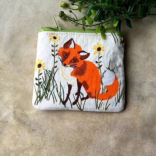 Taštičky - Peňaženka - líštička - 17541701_