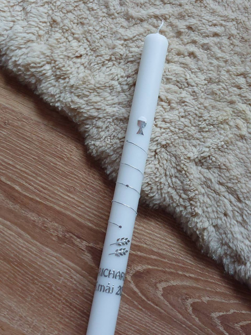 Sviečky - sviečka na 1.sväté prijímanie Cassandra - 17546048_