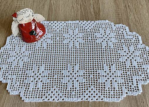 Úžitkový textil - Oválna dečka s hviezdami - 17545038_
