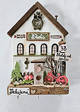 Nábytok - Vešiak na kľúče ,,Koniec roka,, - 17547304_