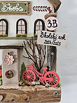 Nábytok - Vešiak na kľúče ,,Koniec roka,, - 17547306_