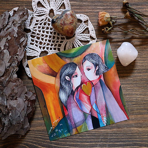 Medzi mamkami a dcérami/ print mojej ilustrácie
