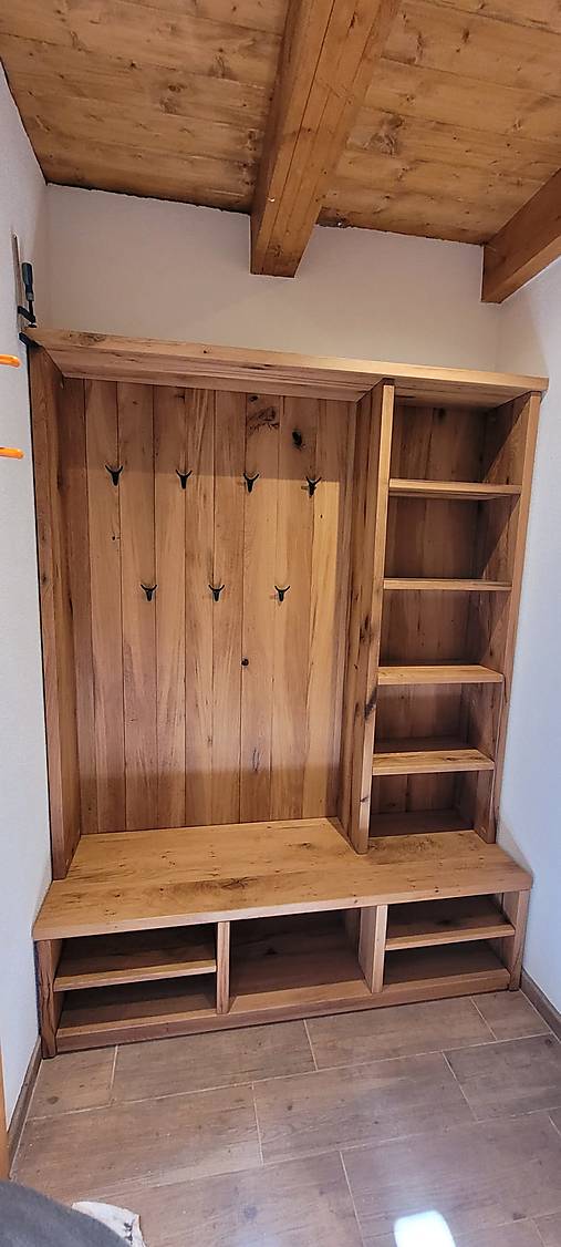 Nábytok - Chodbová zostava " starý dub 1 " - 17546924_