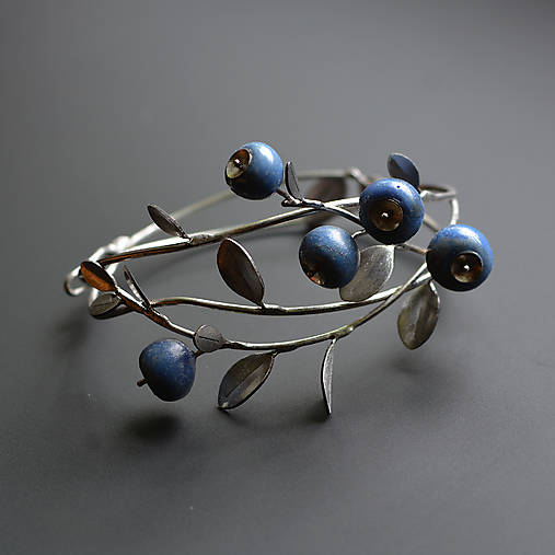 Náramky - Náramek čučoriedky - 17547324_