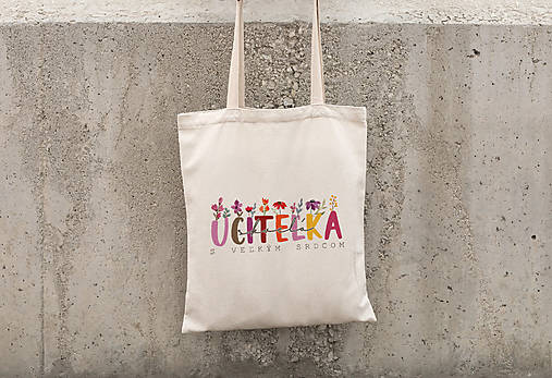 Batohy - Taška "skvelá ˇUČITEĽKA s veľkým srdcom"  - 17546164_