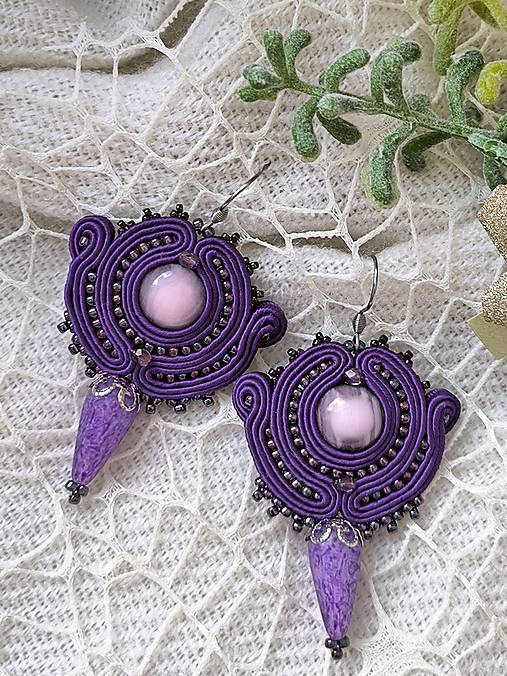 Náušnice - Zora- šujtášové náušnice - 17546796_