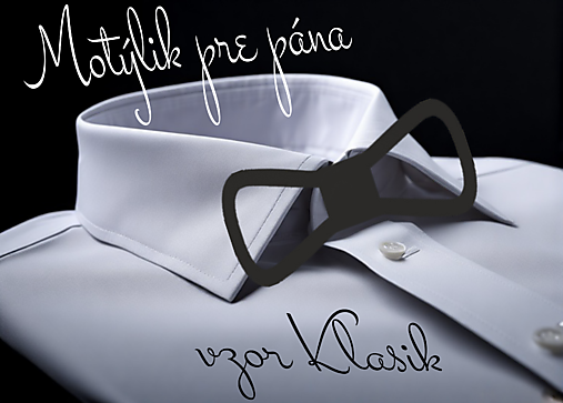 Pánske oblečenie - Doplnok k obleku - "MOTÝLIK - VZOR KLASIK" - 17547058_