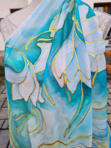 Šatky - Pure flowers - 17547378_