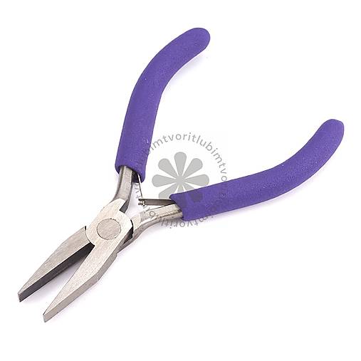 Nástroje - (3770) Ploché šperkové kliešte, 12 mm - 1 ks - 17549152_
