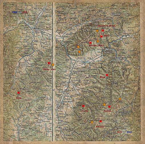 Šály a nákrčníky - Nákrčník Veľká a Malá Fatra - 17550310_