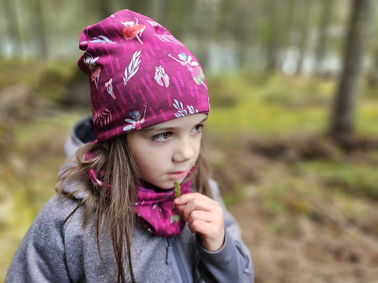 Dvojvrstvová čiapka "ballerina" (čiapka, na oh: 42-46cm, do 1roka)