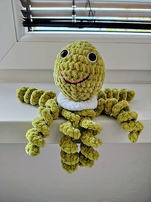 Hračky - Zelené chobotničky (Svetlozelená) - 17548471_