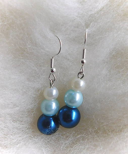 Náušnice - perličkové náušničky - 17551635_