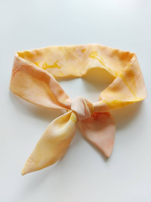 Šatky - Malá hodvábna šatka na ruku, kabelku, do vlasov-Little 1 - 17550794_