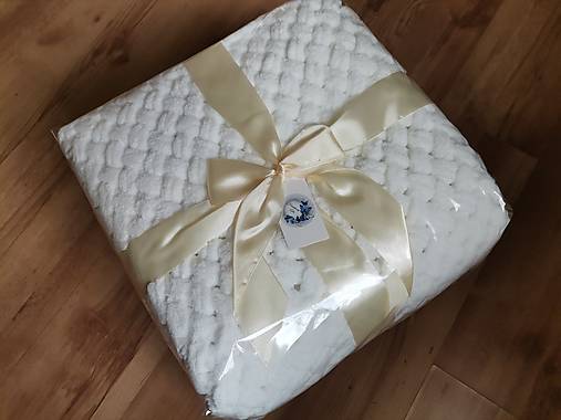 Úžitkový textil - Súprava na sedačku z Alize Puffy - biela - 17551736_