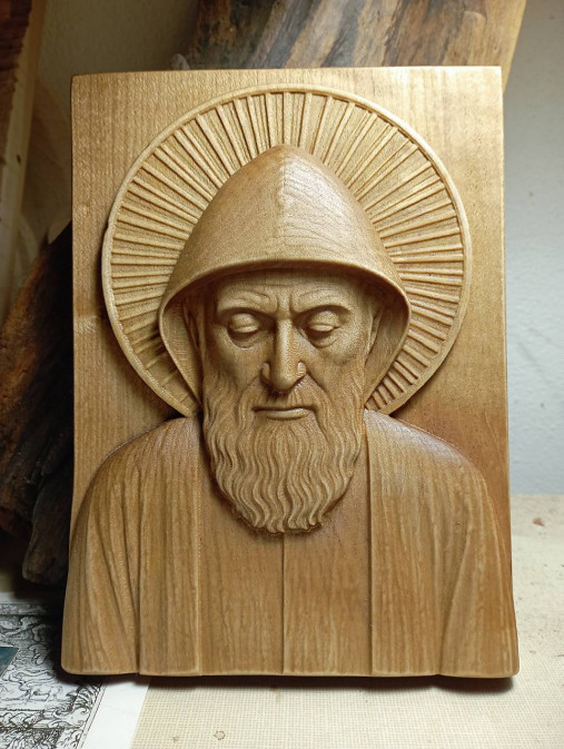 Dekorácie - Sv. Charbel V02 bez Textu - 17552700_