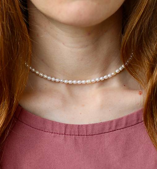 Náhrdelníky - Perlový náhrdelník   - 17554053_
