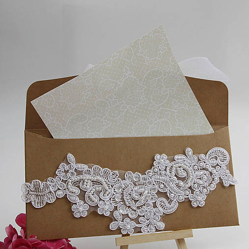 Darčeková obálka na peniaze pre novomanželov