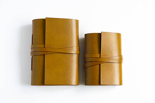 Papiernictvo - Kožený zápisník Kirk - 17553886_