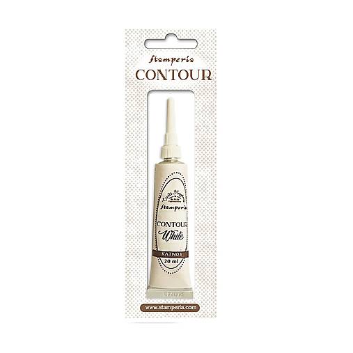 Farby-laky - Kontúrovacia farba KATN 03 White - 17555664_