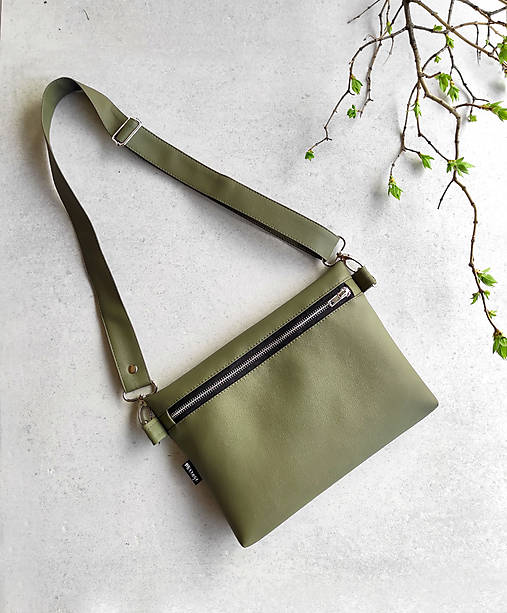 Kabelky - Leia khaki - 17555595_