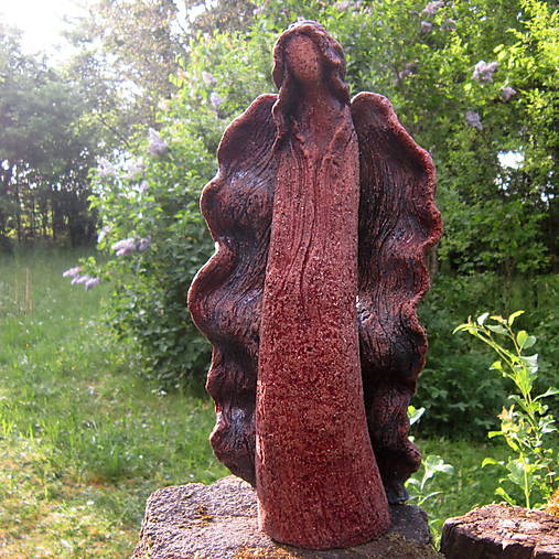 Dekorácie - Anděla stojící romantická - 17557870_