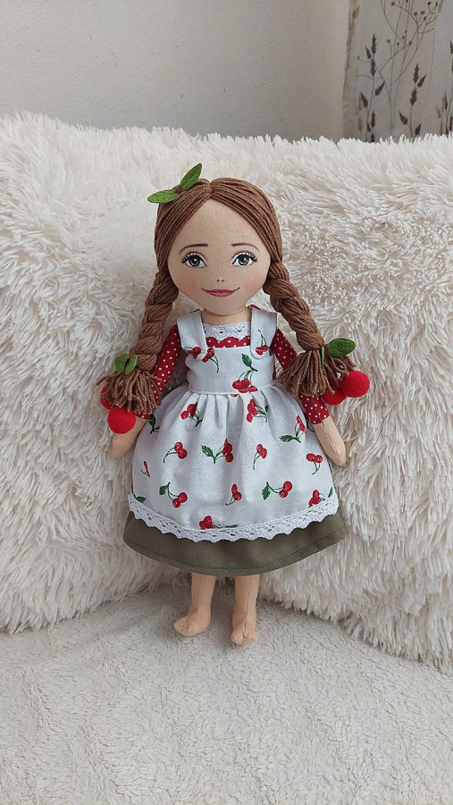 Hračky - Bábika čerešienka - 17560049_