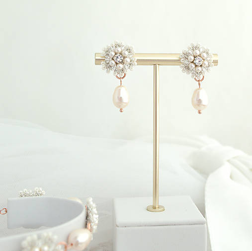 Ivory čipkovaný set/RoseGold