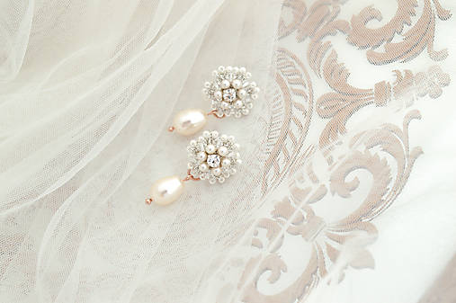Ivory čipkovaný set/RoseGold