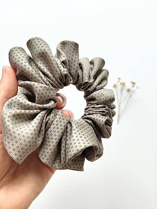 Basic MAXI scrunchie (Béžová)