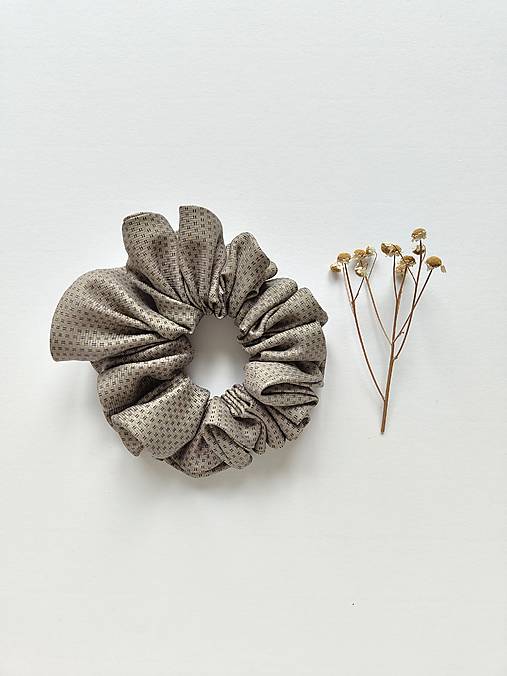 Basic MAXI scrunchie (Béžová)
