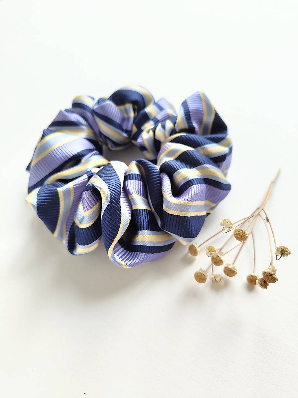Basic MAXI scrunchie (Modro-fialová)